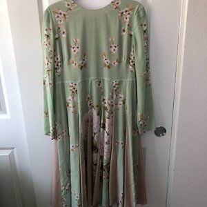 The Fold London, Hepburn silk midi dress